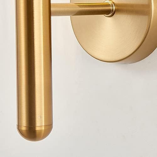 Arandela de Parede Interna Circular Moderna para Quarto gold lar da ana