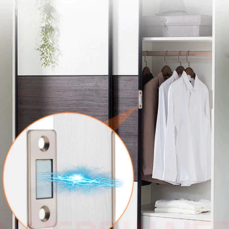 Fecho Magnético Slim de Neodímio para Portas e Armários – Aço Inoxidável, Ultra Fino Lar da Ana