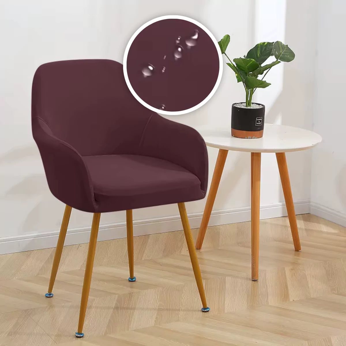 Capa para Cadeira Curva de Jantar lar da ana