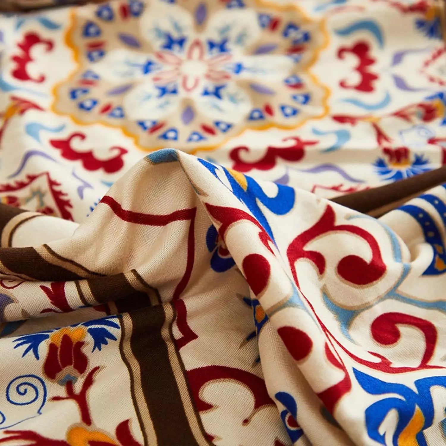 Capa Decorativa de Sofá com Saia Moderna Ajustável Universal - Azulejo Lisboa lar da ana