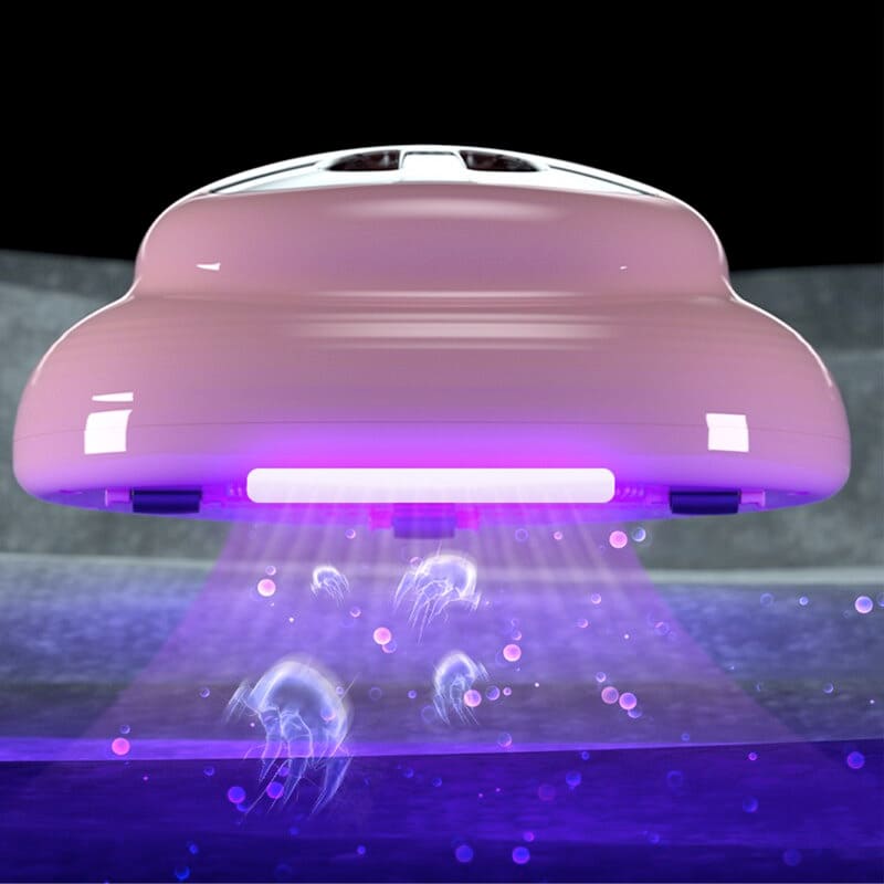 Aspirador de pó Portátil Antiácaro Ultravioleta para Colchão Sofá Cama rosa lar da ana