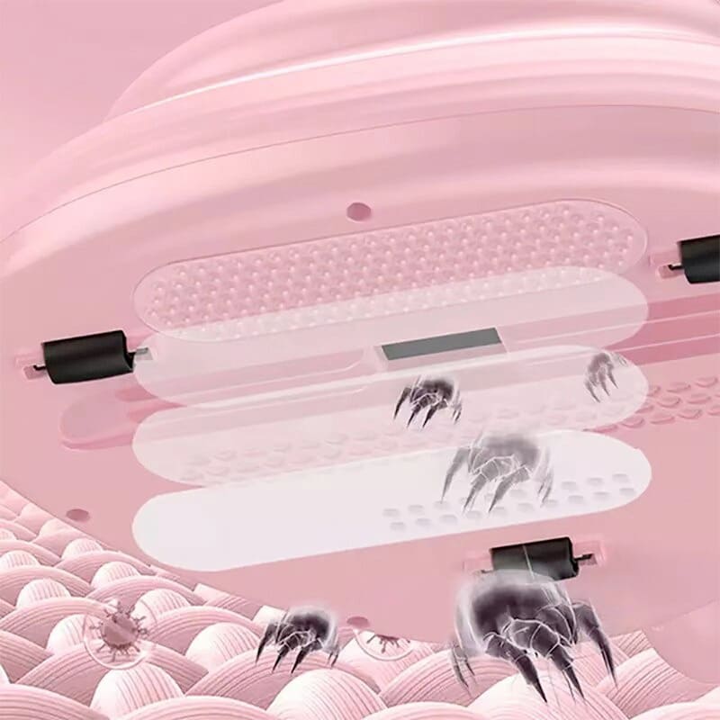 Aspirador de pó Portátil Antiácaro Ultravioleta para Colchão Sofá Cama rosa lar da ana