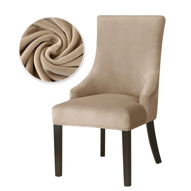 Capa de Cadeira de Jantar Estofada em Veludo - até 58cm lar da ana