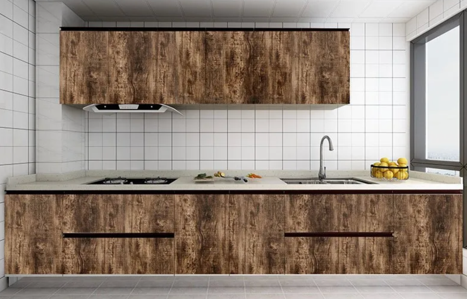 Papel de Parede Adesivo Madeira para Móveis Lar da Ana