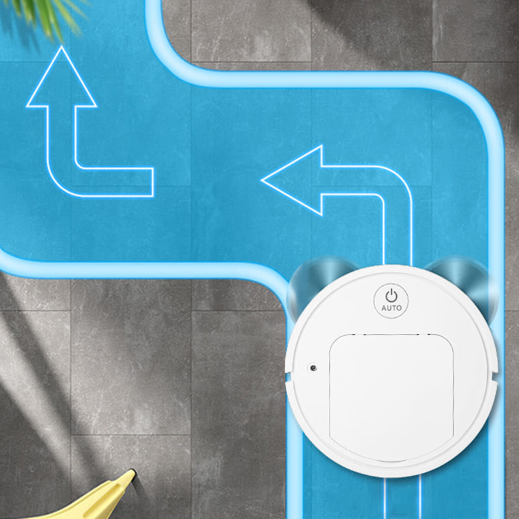 Robô Limpa Pelos do Chão com Umidificador de Ar branco lar da ana