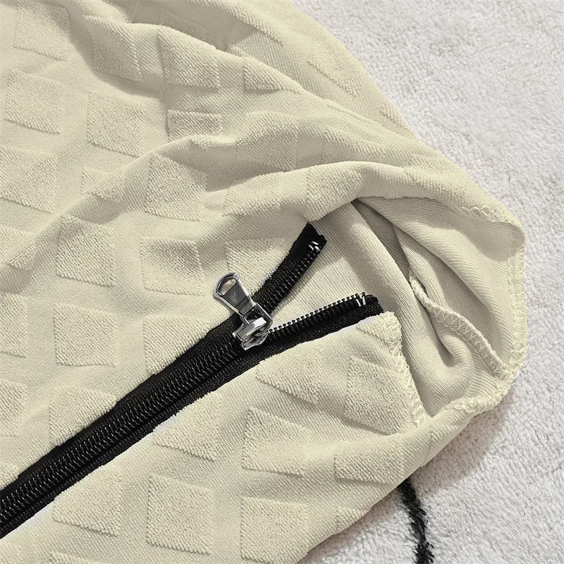 Capa para Cadeira Gamer Diamante bege lar da ana