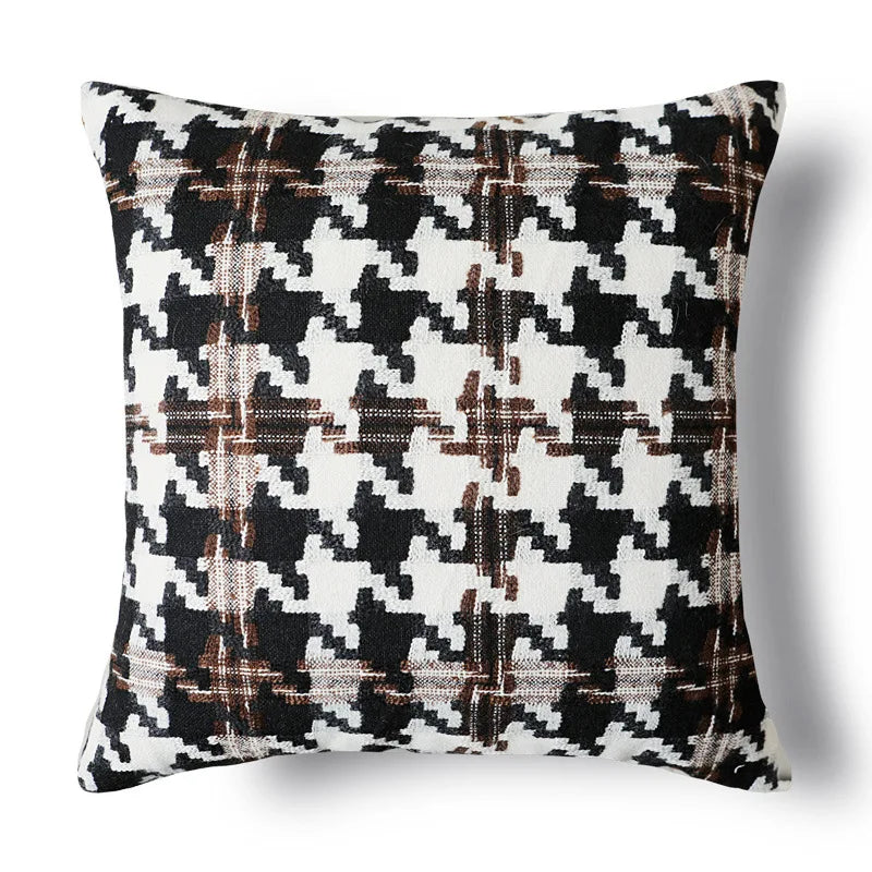 Capa de Almofada Vintage com Detalhamento em Veludo lar da ana