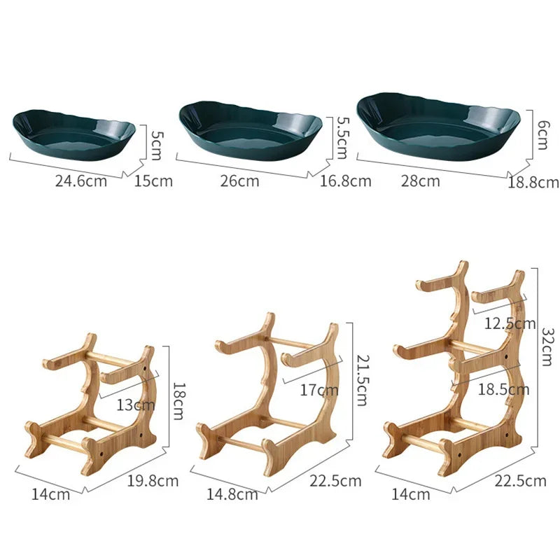 Fruteira de Mesa 2 e 3 Andares Moderna para Cozinha Lar da Ana