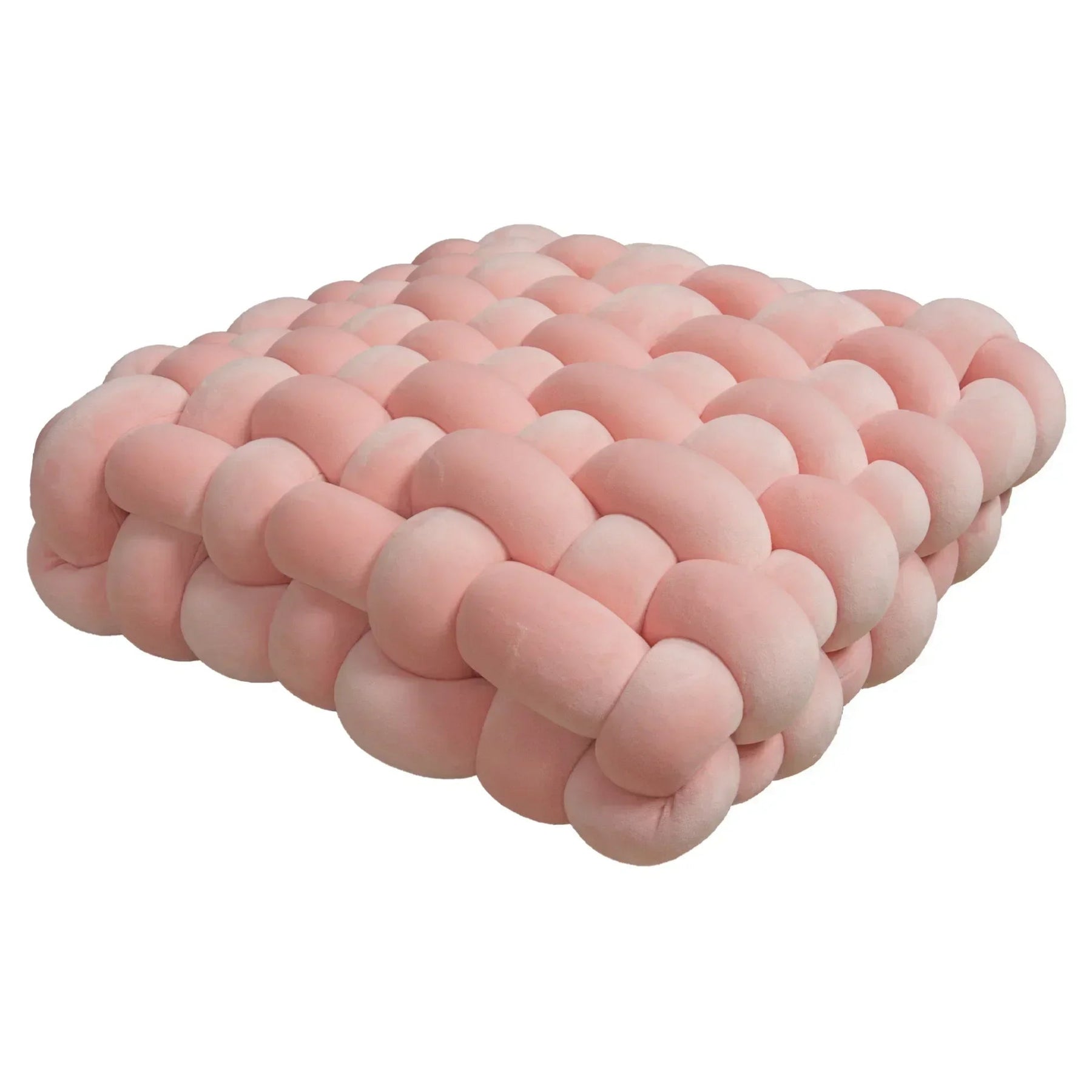 Almofada de Nós Entrelaçada com Visual Nórdico Lar da Ana