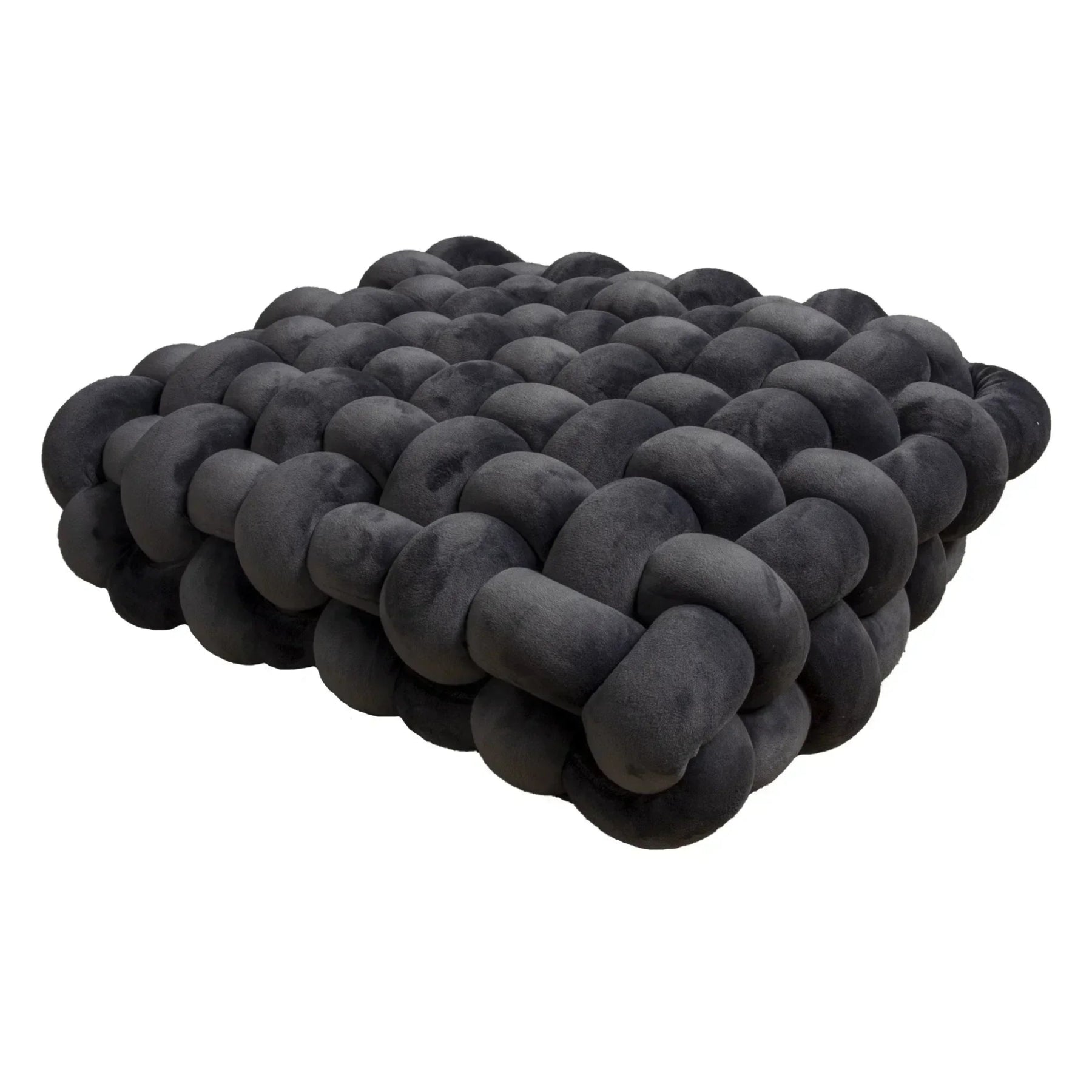 Almofada de Nós Entrelaçada com Visual Nórdico Lar da Ana