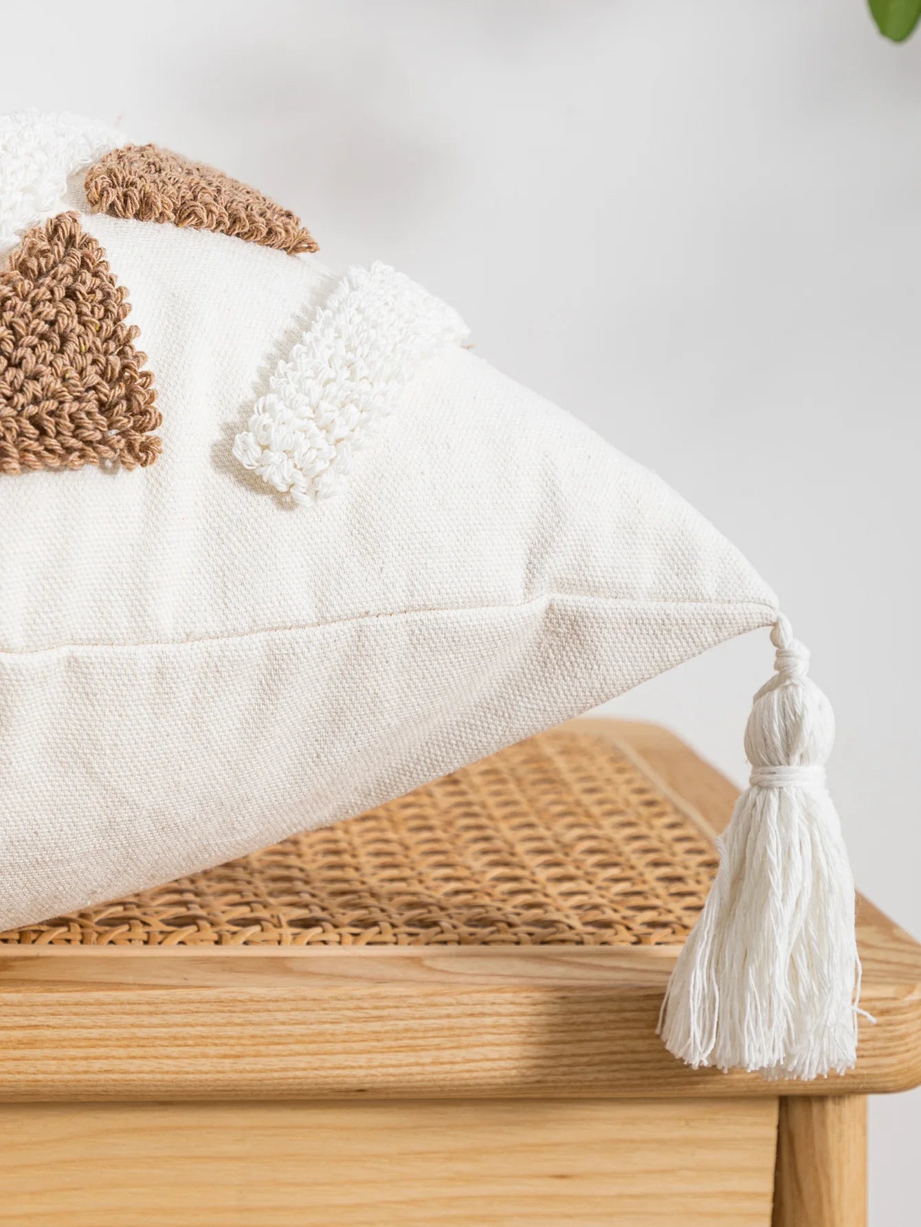 Capa de almofada série Geométrica Multicor em Algodão boêmio Bordado lar da ana