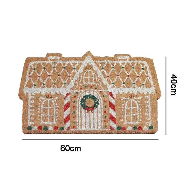 Tapete Decorativo de Entrada de Natal lar da ana