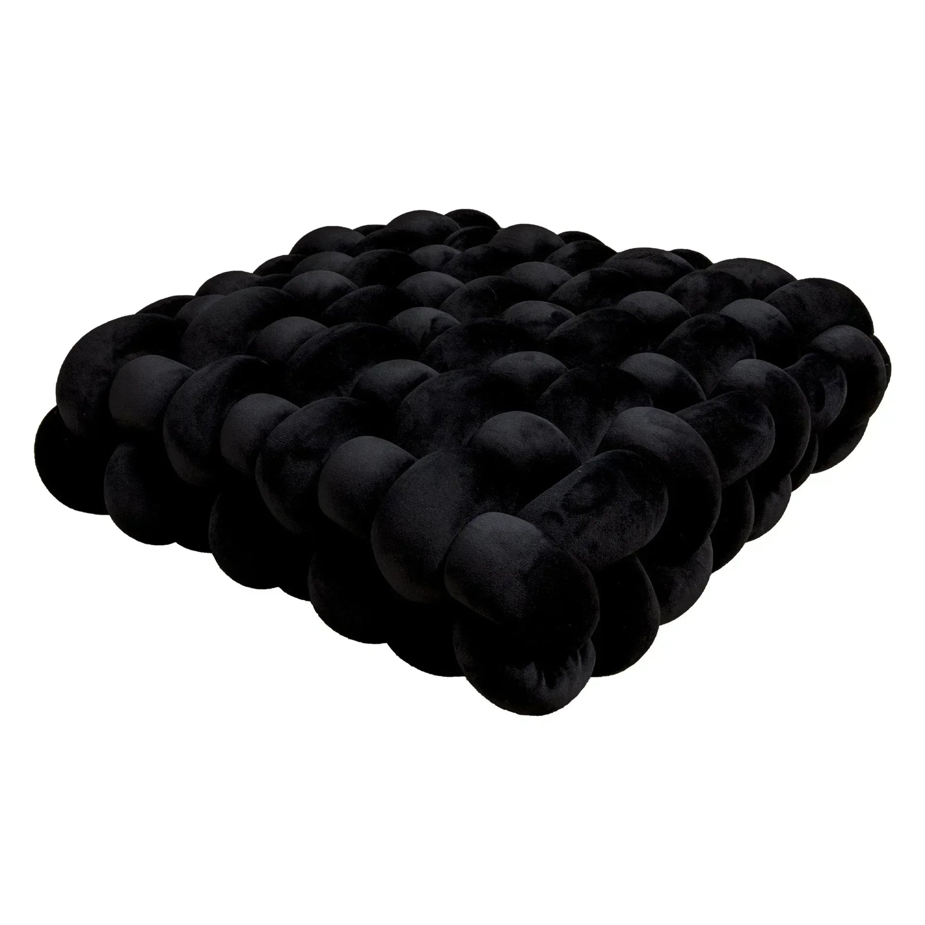 Almofada de Nós Entrelaçada com Visual Nórdico Lar da Ana