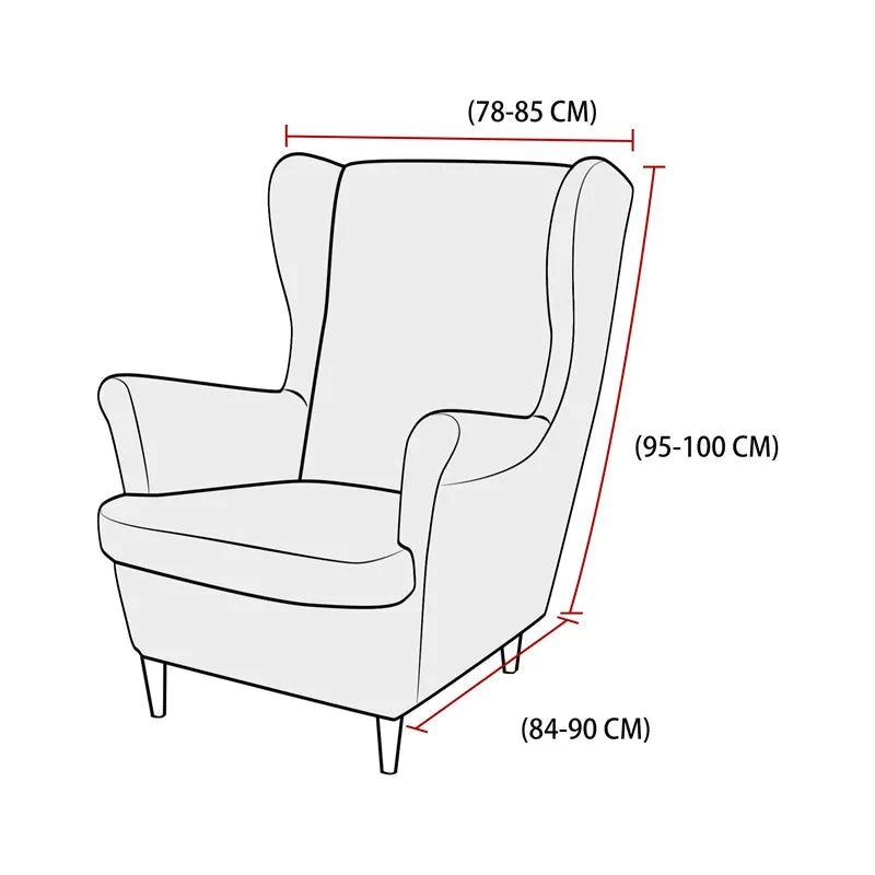 Capa para Poltrona Alta - Tecido Anti-Arranhão lar da ana