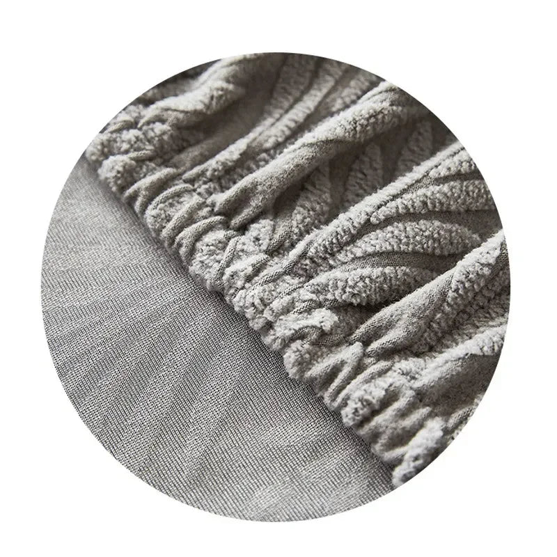 Capa de Cabeceira de Cama Jacquard Elástica Estampa Folhagem – Proteção e Decoração Moderna para Quarto lar da ana