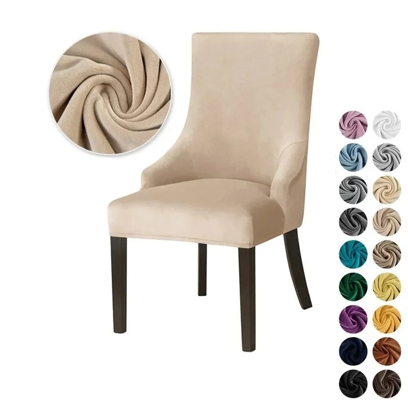 Capa de Cadeira de Jantar Estofada em Veludo - até 58cm lar da ana