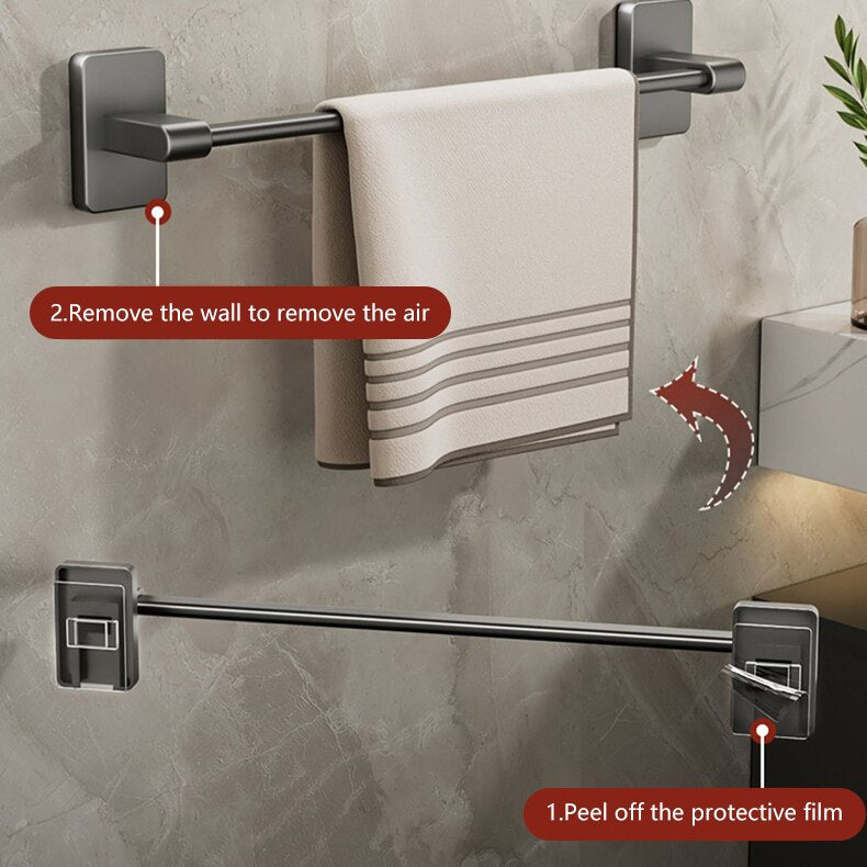 Toalheiro para Banheiro com Ventosa