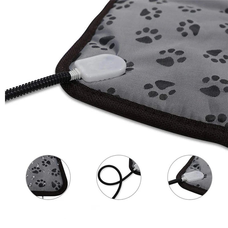 Tapete Térmico pet Cama Aquecida lar da ana