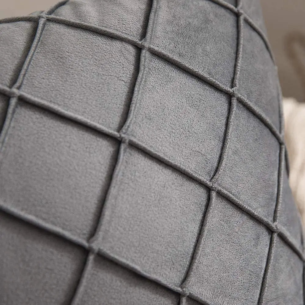 Capa de Almofada Xadrez – Fronhas Decorativas para Almofadas lar da ana