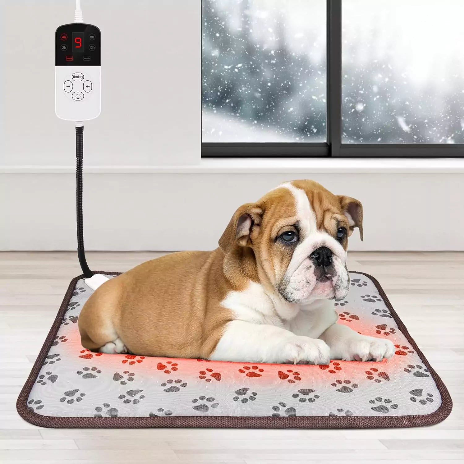 Tapete Térmico pet Cama Aquecida lar da ana