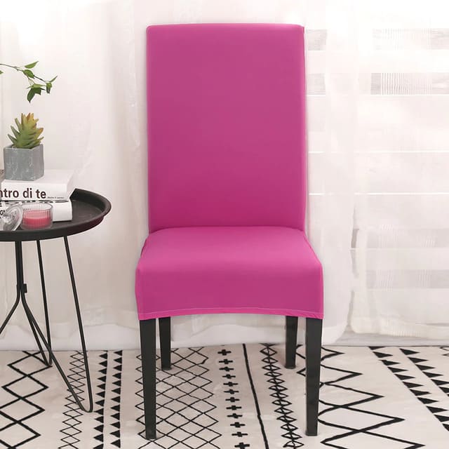 Kit Capas para Cadeira Lisa rosa lar da ana