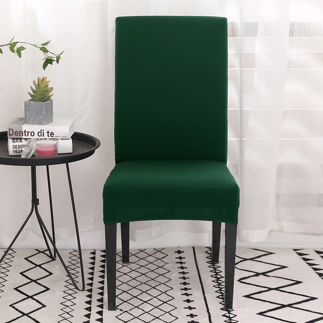 Kit Capas para Cadeira Lisa verde lar da ana