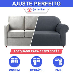Capa de Sofá Impermeável - Cinza Escuro versão 2 lar da ana https://lardaana.com/products/capa-de-sofa-impermeavel-atualizada