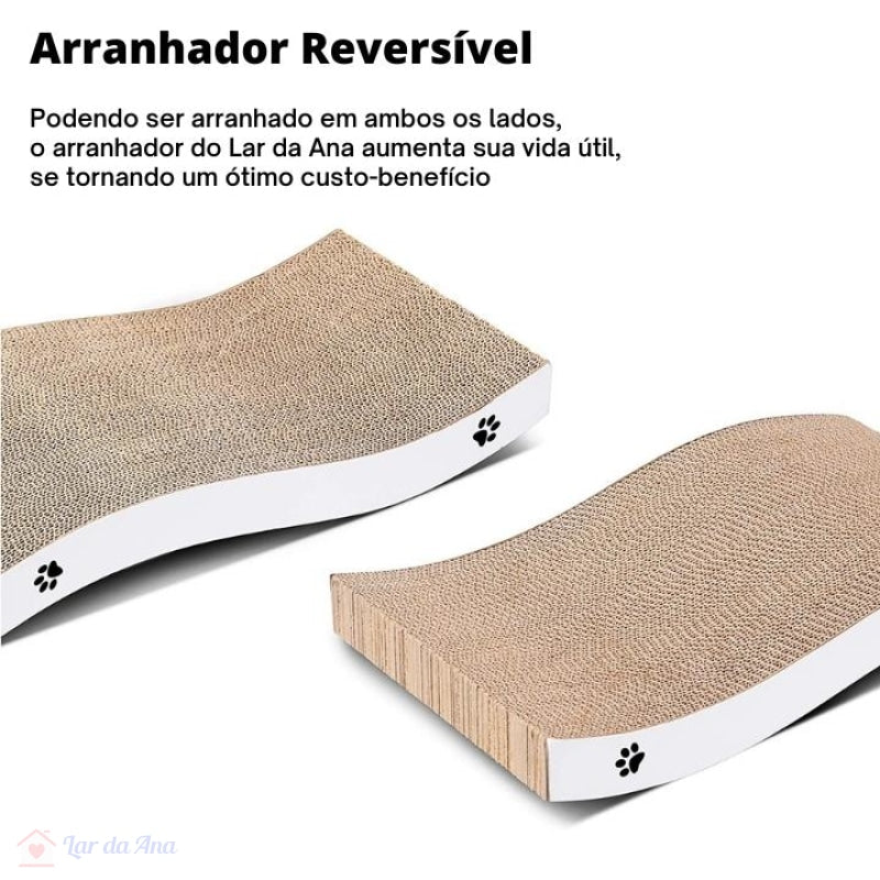 Arranhador para Gatos em Papelão de Alta Durabilidade Reversível Lar da Ana