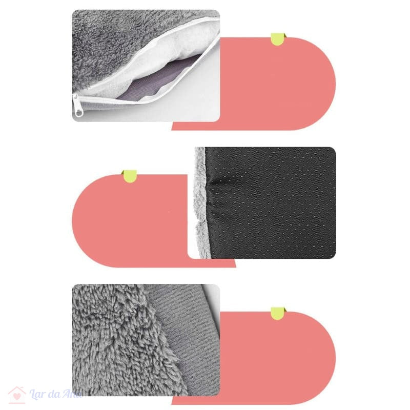 Caminha Iglu Cabana para Cachorro Gato com Almofada lar da ana