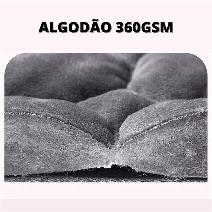 Capa de Cabeceira Casal em Veludo lar da ana cinza escuro