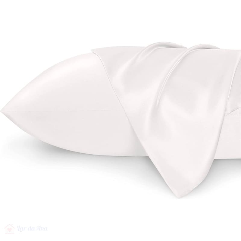 Kit Fronha de Cetim para Travesseiro - 2 Peças Branca Lar da ana https://lardaana.com/products/kit-fronha-de-cetim-para-travesseiro-2-pecas