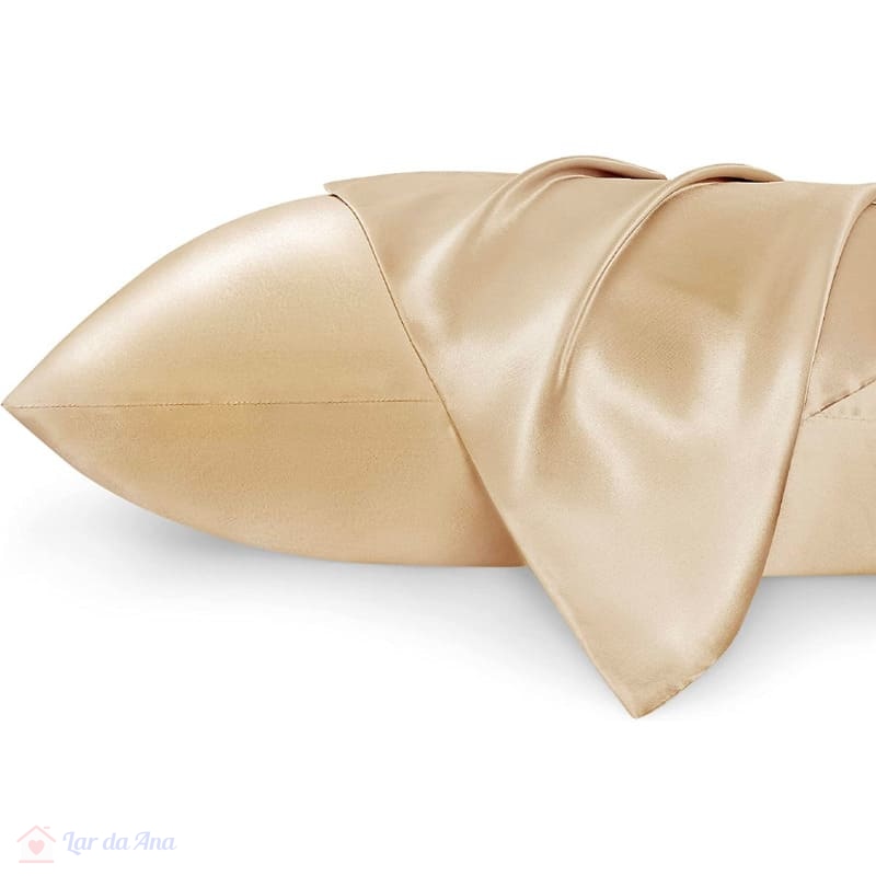 Kit Fronha de Cetim para Travesseiro - 2 Peças Champagne Lar da ana https://lardaana.com/products/kit-fronha-de-cetim-para-travesseiro-2-pecas