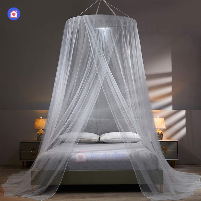 Mosquiteiro Dossel para Cama Berço de Teto branco lar da ana https://lardaana.com/products/mosquiteiro-dossel-para-cama-berco-de-teto