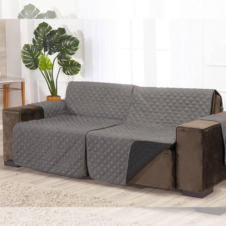 Protetor de Sofá Retrátil 2 Lugares/Módulos lar da ana cinza