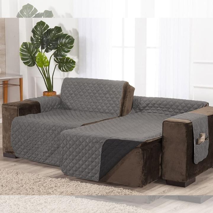 Protetor de Sofá Retrátil 2 Lugares/Módulos lar da ana cinza