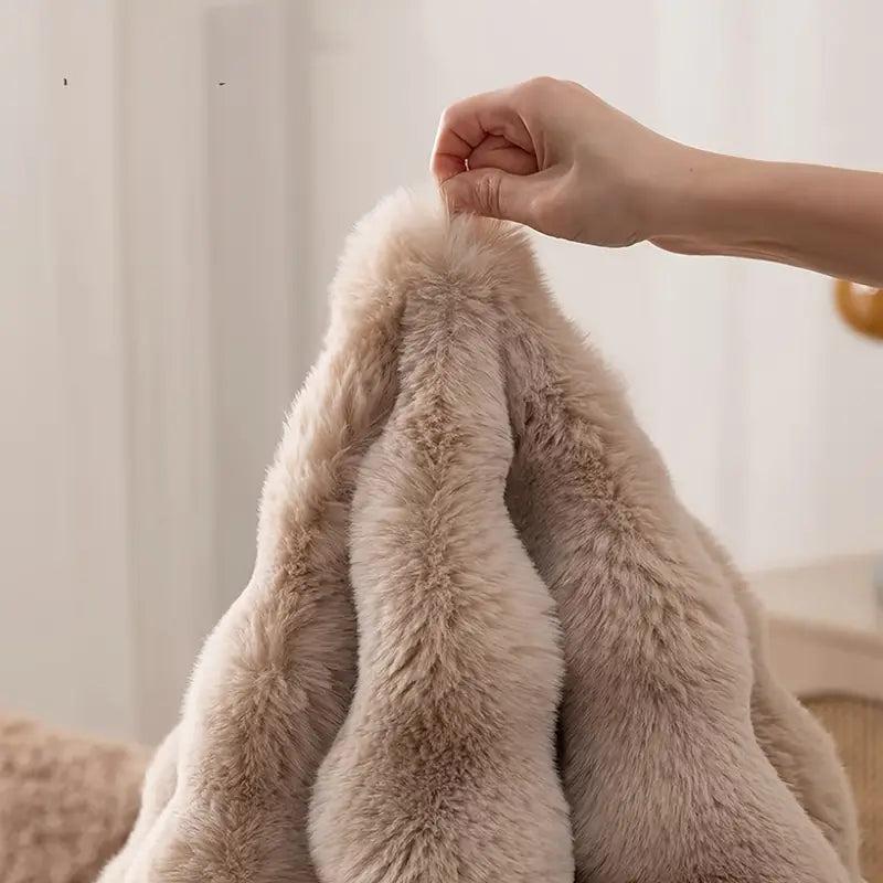 Tapete Redondo Pelúcia Nordico lar da ana