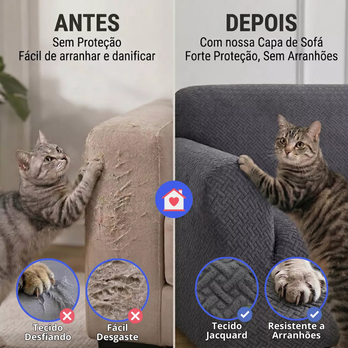 Capa de Sofá Anti-Arranhão Semi Impermeável Jacguard https://lardaana.com/products/capa-de-sofa-impermeavel-jacguard