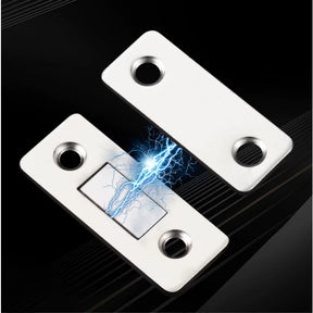 Fecho Magnético Slim de Neodímio para Portas e Armários – Aço Inoxidável, Ultra Fino Lar da Ana