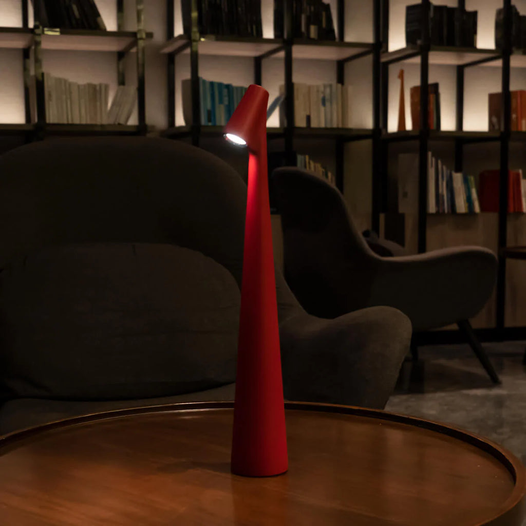 Luminária de Mesa Sem Fio Recarregável Artesanato Estilo Africano lar da ana