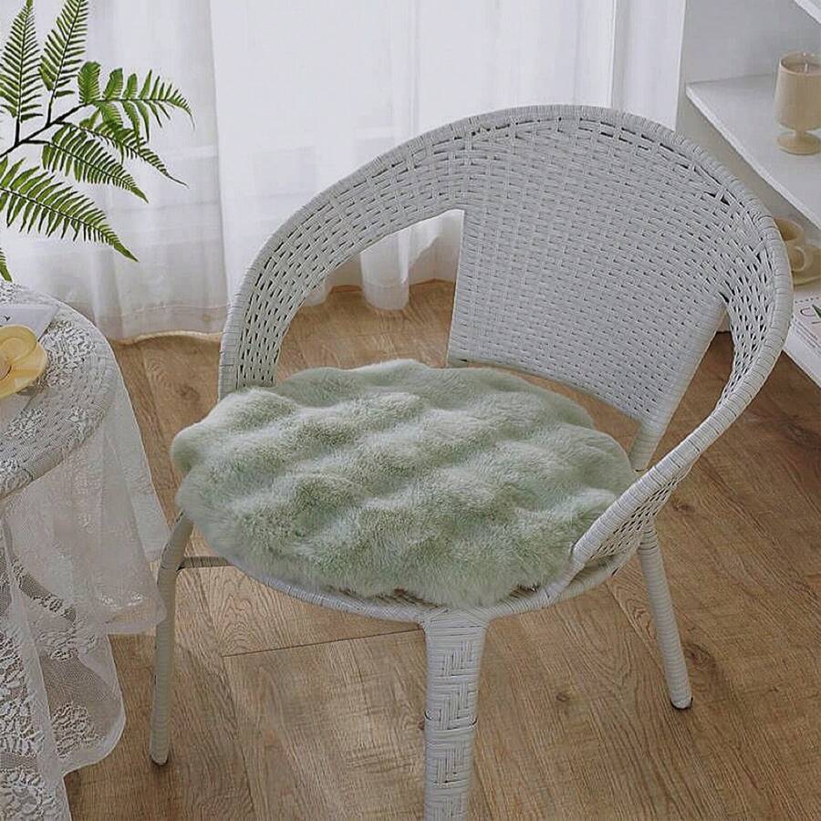 Tapete Redondo Pelúcia Nordico lar da ana