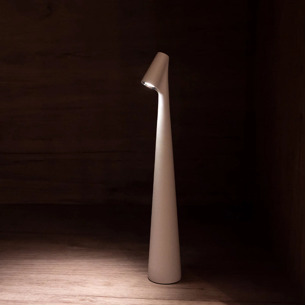 Luminária de Mesa Sem Fio Recarregável Artesanato Estilo Africano lar da ana