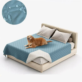 Protetor de Colchão Impermeável Lavável – Capa Protetora para Cama com Pets e Crianças Lar da Ana