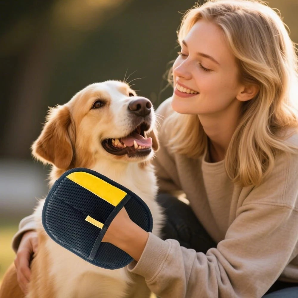 Luva Removedora de Pelos para Pets Lavável e Reutilizável – Uso em Roupas, Sofá e Carro Lar da Ana