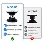 Trava Porta Magnético em Aço Inox com Adesivo e Parafusos – Fixador de Porta com Ímã Lar da Ana