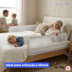 Grade de Cama Dobrável com Tela de Segurança Lar da Ana