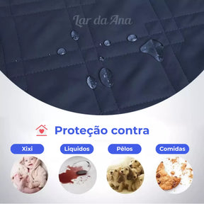 Protetor de Colchão Impermeável Lavável – Capa Protetora para Cama com Pets e Crianças Lar da Ana