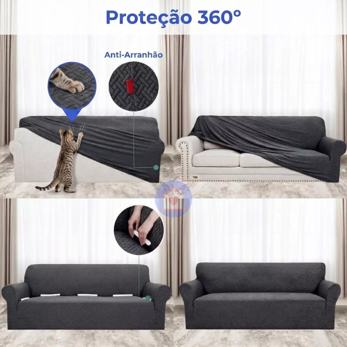Capa de Sofá Anti-Arranhão Semi Impermeável Jacguard https://lardaana.com/products/capa-de-sofa-impermeavel-jacguard