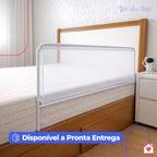 Grade de Cama Dobrável com Tela de Segurança Lar da Ana