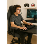 Capa de Cadeira Gamer Luxo Matelado – Proteção Acolchoada com Ajuste Ergonômico Lar da Ana