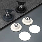 Trava Porta Magnético em Aço Inox com Adesivo e Parafusos – Fixador de Porta com Ímã Lar da Ana
